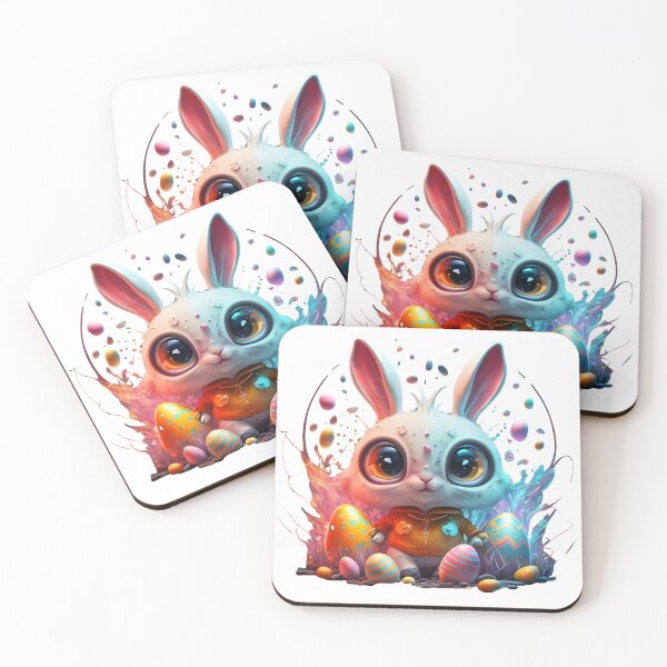 Item preview, big eyes bunny designed and sold by SabyDigitalArt.