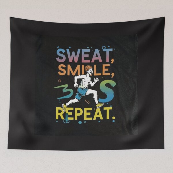 Item preview, Sweat, Smile, Repeat designed and sold by VelocityFitSpot.