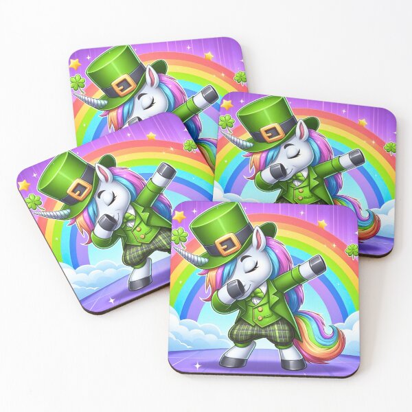 Item preview, Unicorn Dressed as Leprechaun Dabbing designed and sold by aprilsims.