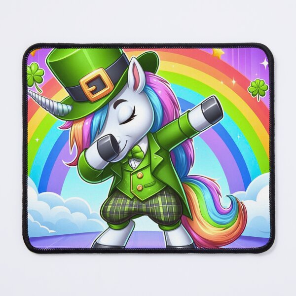 Item preview, Unicorn Dressed as Leprechaun Dabbing designed and sold by aprilsims.