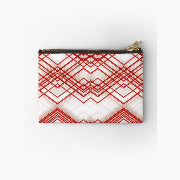 Item preview, Red White Diamond Pattern Lines Abstract designed and sold by Sheila Wenzel Ganny.