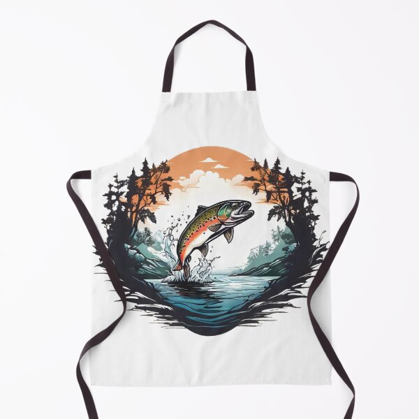 Item preview, Leap of Colors: Rainbow Trout in Action designed and sold by ZipperDragon88.