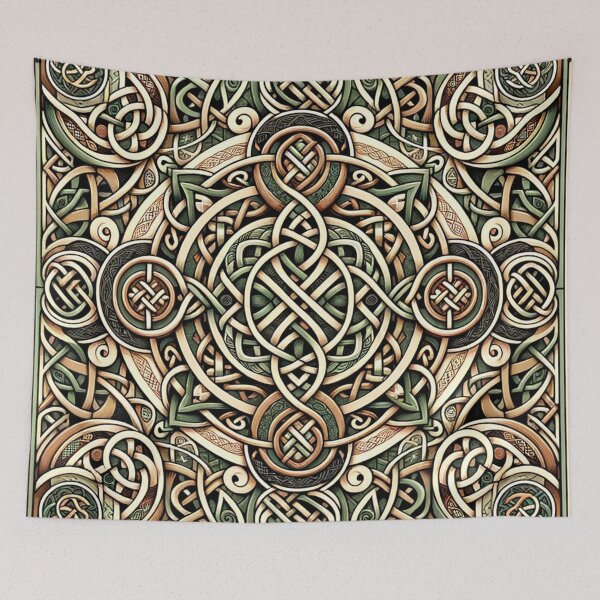 Item preview, Celtic Knot Pattern Print designed and sold by PinUpPizzazz.
