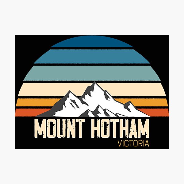 Item preview, Mount Hotham (black) designed and sold by rillak.