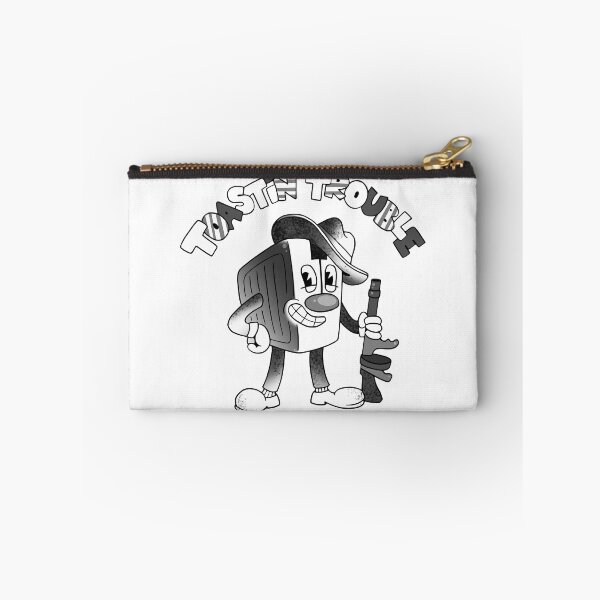 Item preview, Toastin trouble rubberhose design (white) designed and sold by Thevengefulone.