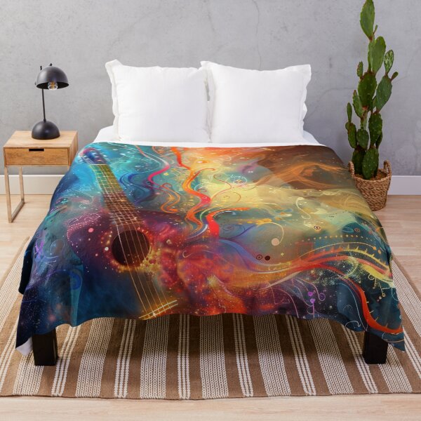 Item preview, Colorful music themed abstract print designed and sold by dcrc.