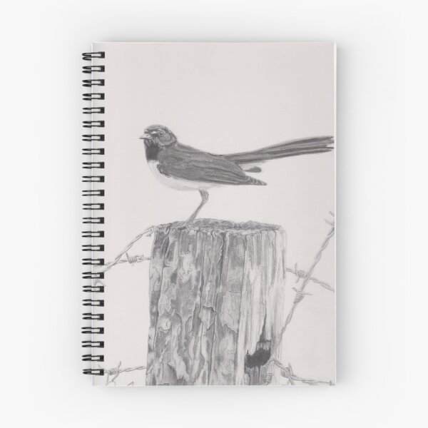 Item preview, Willy Wagtail bird designed and sold by Sandra Johnston.