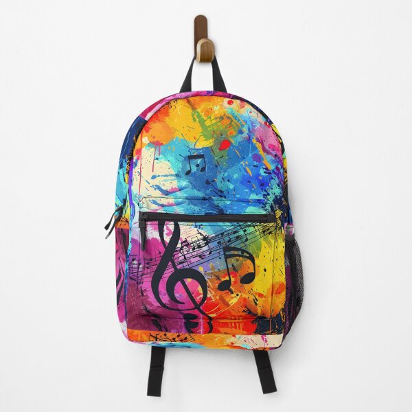 Item preview, colorful music themed abstract print designed and sold by dcrc.