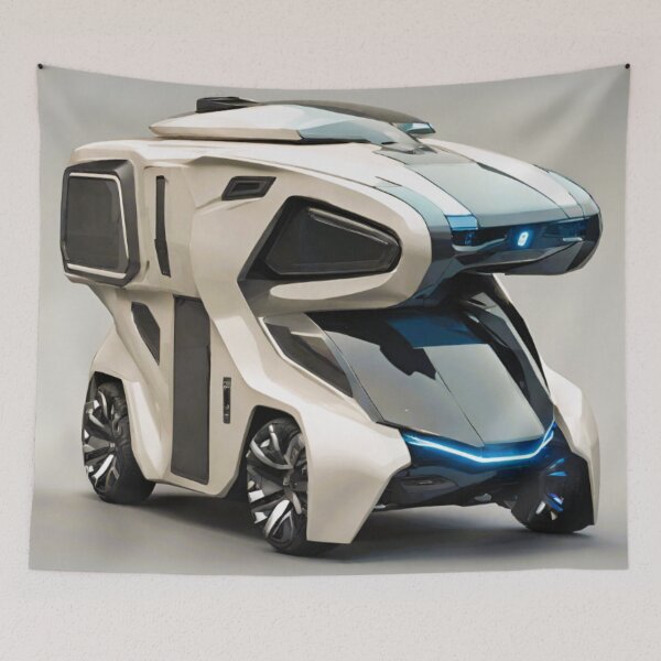 Item preview, caravan VR future style mini van designed and sold by janjacbu.