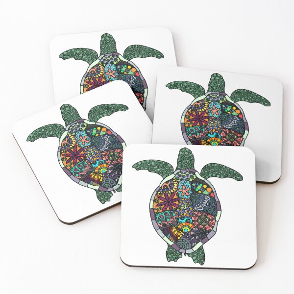 Item preview, Zentangle Sea Turtle designed and sold by Leah Haas.