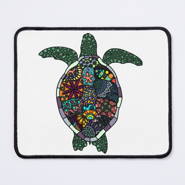 Item preview, Zentangle Sea Turtle designed and sold by Leah Haas.
