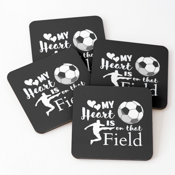 Item preview, My Heart is on that Field Soccer Game Sport Lover  designed and sold by VerveVerseBoo.