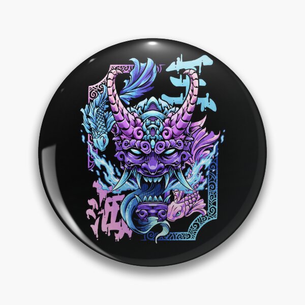 Item preview, Devil Of the Sea, Japanese Devil Ronin Oni Mask designed and sold by nizardesign.