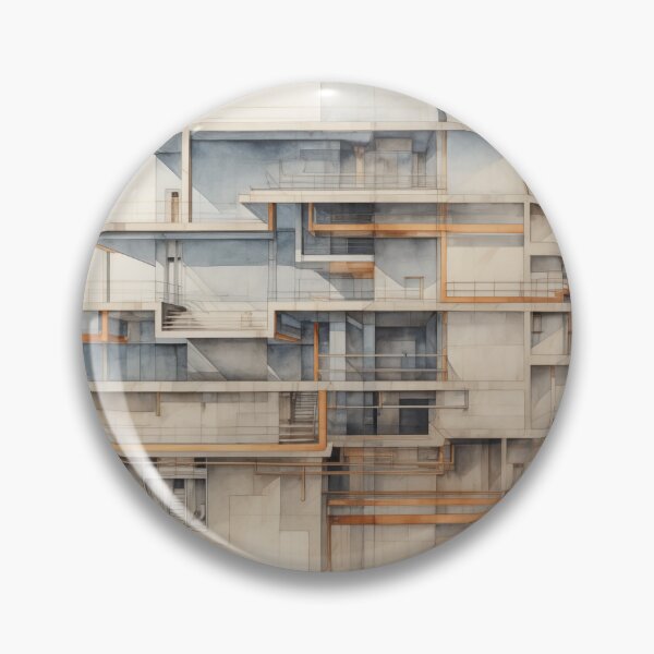 Item preview, Contemporary Building Study Art designed and sold by PigmentPulse.