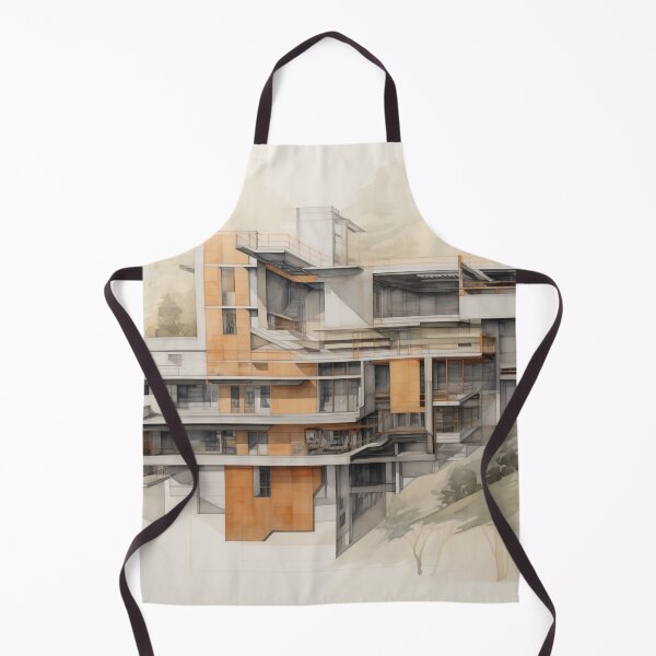 Item preview, Modern Architectural Perspective Painting designed and sold by PigmentPulse.