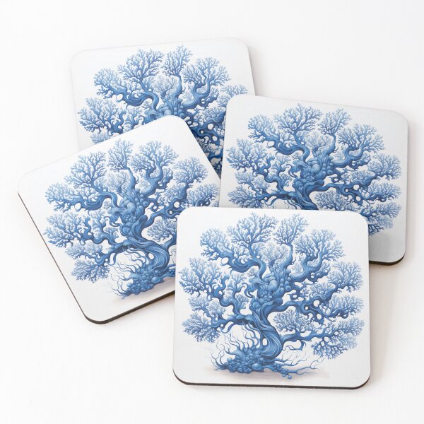 Item preview, Blue Coral Style Tree designed and sold by SOCaptivating.