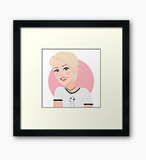 Gillian Anderson - Facts 2018 Framed Print