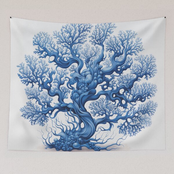 Item preview, Blue Coral Style Tree designed and sold by SOCaptivating.