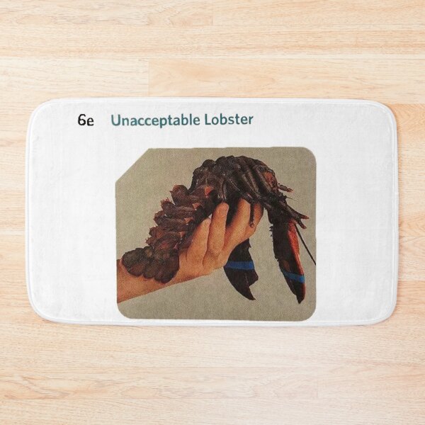 Item preview, unacceptable lobster / science crappost designed and sold by Consilio88.