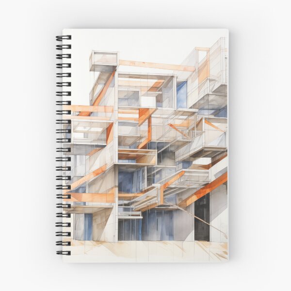Item preview, Futuristic Building Urban Art designed and sold by PigmentPulse.