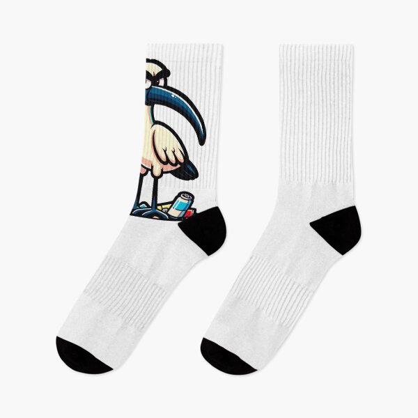 Item preview, Funny Aussie bin chicken with attitude white ibis designed and sold by headpossum.