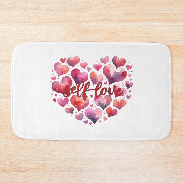 Item preview, Self Love Water Color Hearts designed and sold by Simplystik.