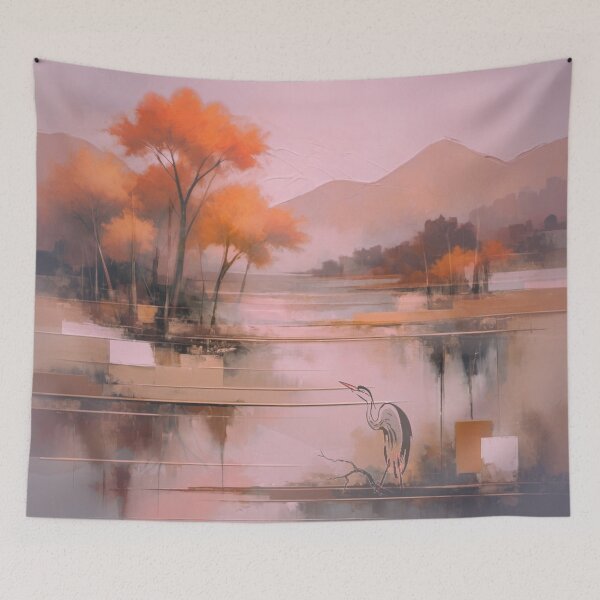 Item preview, Tranquil Flow: A River Landscape designed and sold by Sanctum Icons.