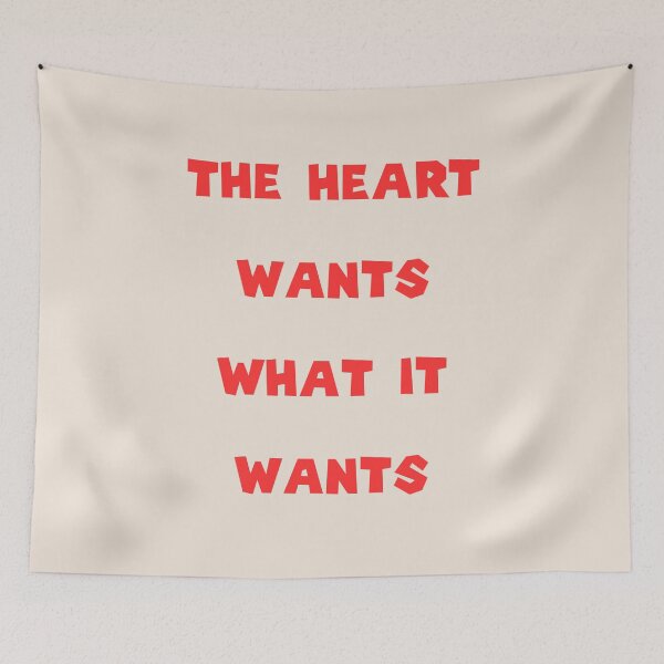 Item preview, The heart wants designed and sold by harryordinary.