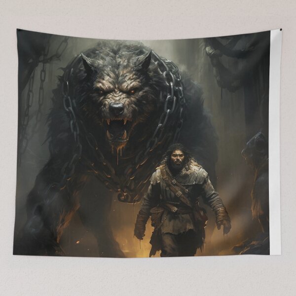 Item preview,  Wolf Man Art designed and sold by Obsidian Ink by Wilshire.