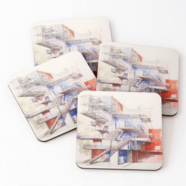 Item preview, Urban Architecture Study Art designed and sold by PigmentPulse.