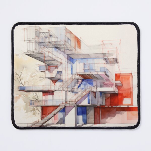 Item preview, Urban Architecture Study Art designed and sold by PigmentPulse.
