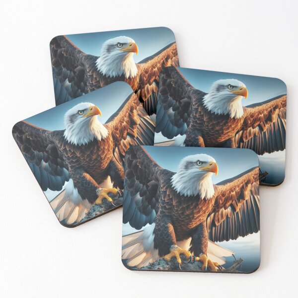 Item preview, Skyward Symphony - Eagles Dancing in the Vast Expanse Above designed and sold by ProgressMagnet.