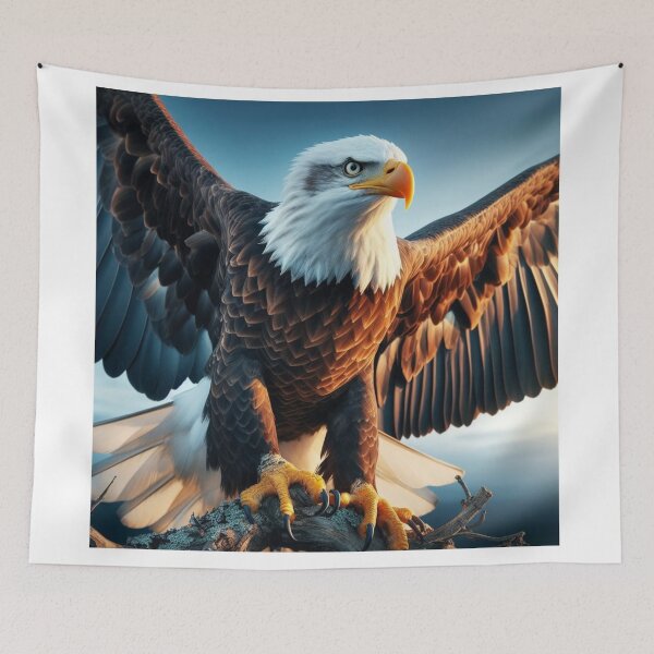 Item preview, Skyward Symphony - Eagles Dancing in the Vast Expanse Above designed and sold by ProgressMagnet.
