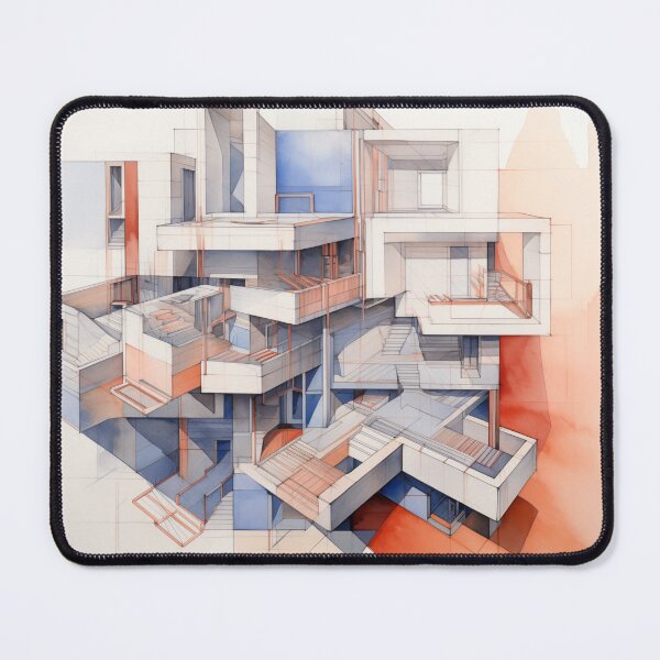 Item preview, Architectural Urban Perspective Painting designed and sold by PigmentPulse.