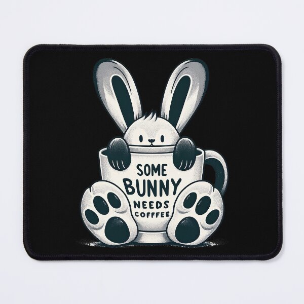 Item preview, Some Bunny Needs Coffee Women Girl Rabbit Funny Easter T-Shirt designed and sold by MAPDDesigns.