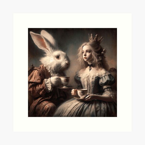 Aperçu de l'œuvre Alice est reine, à travers le miroir créée et vendue par angelmuz.