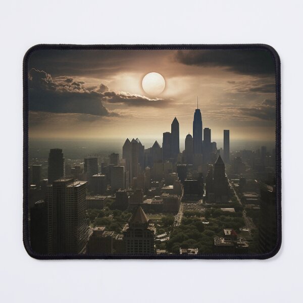 Item preview, Skyline City Landscape Art designed and sold by Obsidian Ink by Wilshire.