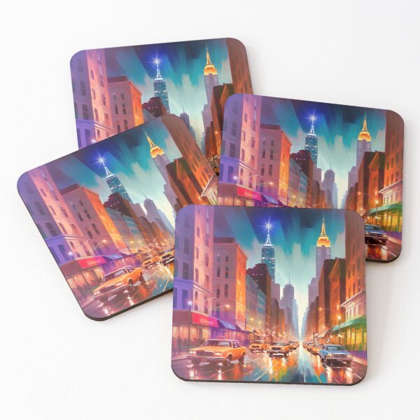 Item preview, Midnight Memories: 1950s Cityscape designed and sold by Sanctum Icons.