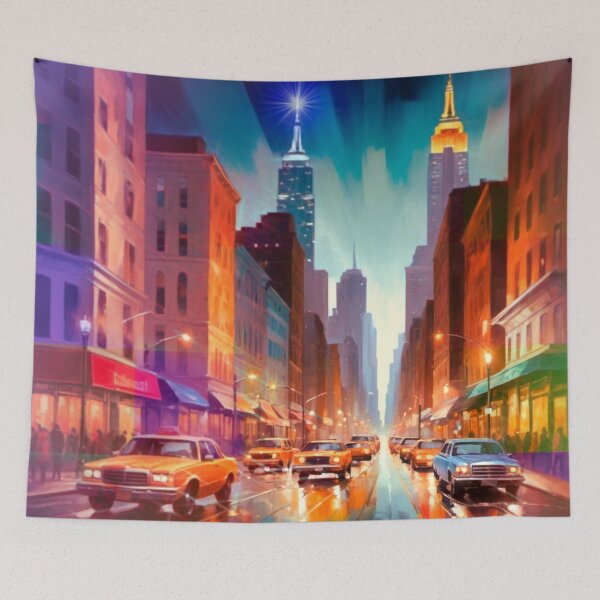 Item preview, Midnight Memories: 1950s Cityscape designed and sold by Sanctum Icons.
