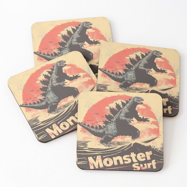 Item preview, Retro Monster Surf designed and sold by Kona Cat Creationz.