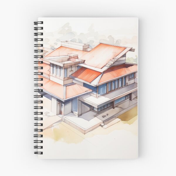 Item preview, Axonometric Building Sketch Drawing designed and sold by PigmentPulse.