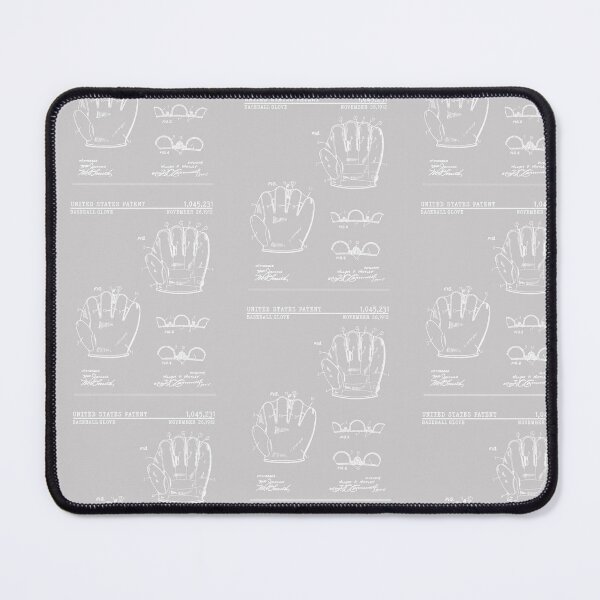 Item preview, Patent Print Baseball Gloves 1912 Blue Print Design Vintage designed and sold by roboartpixel.