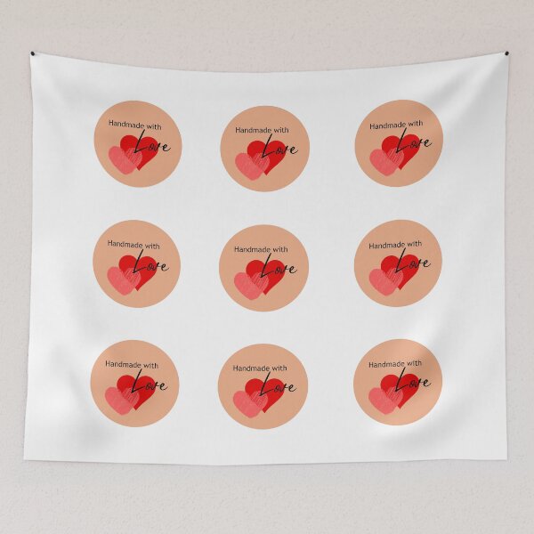 Item preview, Handmade with Love |9 pcs sticker pack| designed and sold by SeaNympth.