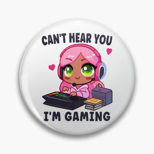 Item preview, Can't Hear You I'm Gaming, Video Games, Gamer Girl Funny designed and sold by Porcupine Tees ⭐⭐⭐⭐⭐.