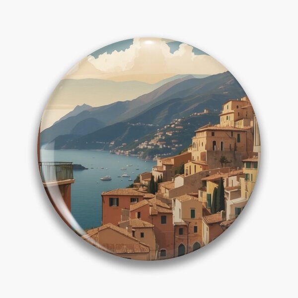Item preview, 001 Vintage Italy Travel Poster Design designed and sold by Alexis Art Collection.