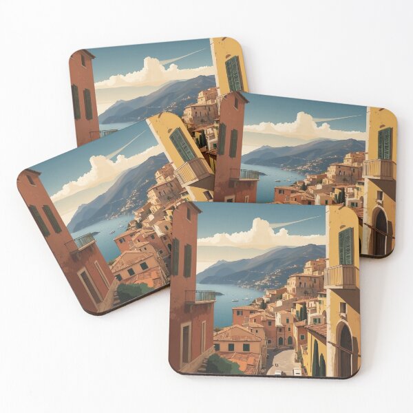 Item preview, 001 Vintage Italy Travel Poster Design designed and sold by Alexis Art Collection.