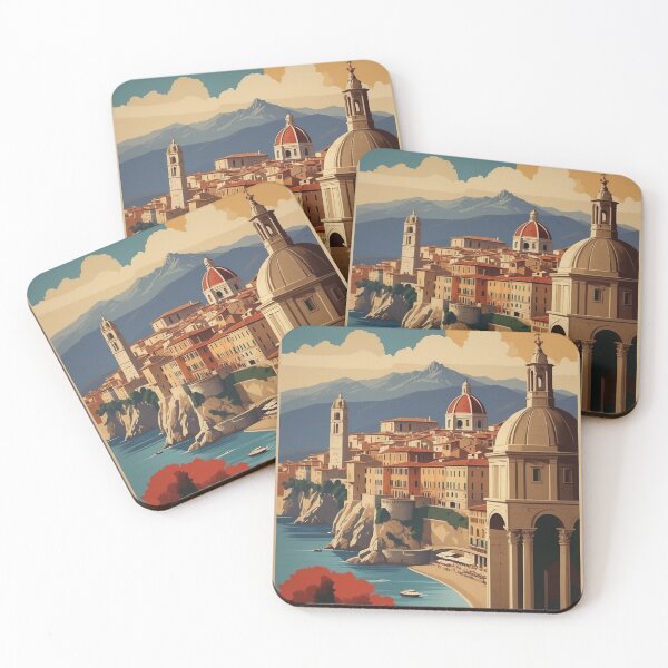 Item preview,  002 Vintage Italy Travel Poster Design designed and sold by Alexis Art Collection.