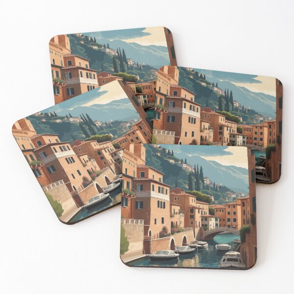 Item preview, 003 Vintage Italy Travel Poster Design designed and sold by Alexis Art Collection.