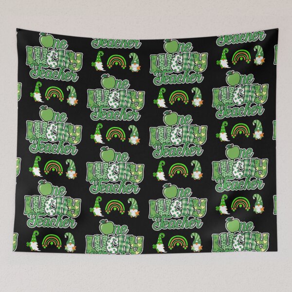 Item preview, One Lucky Teacher  designed and sold by WoodburyLake.