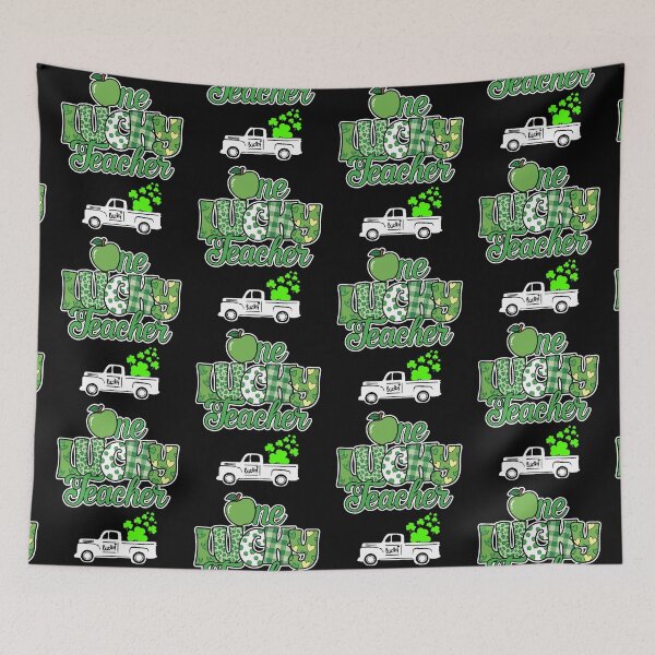 Item preview, One Lucky Teacher  designed and sold by WoodburyLake.